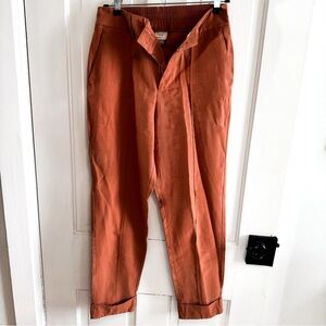 a new day terracotta straight leg trousers